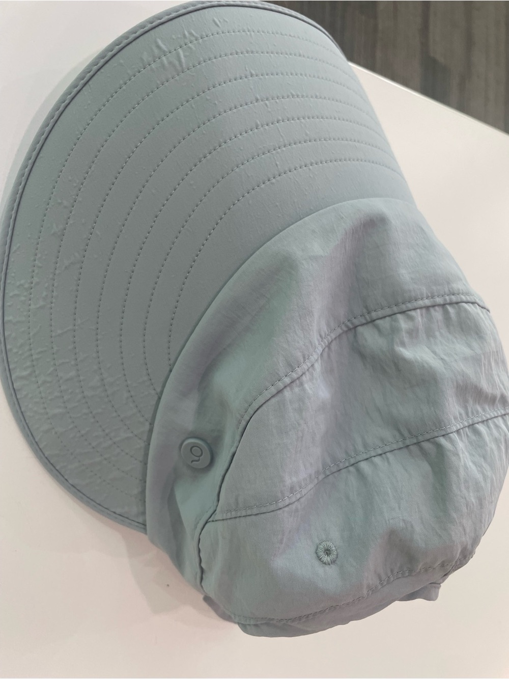 Ponyflo Pale Blue Visor Cap